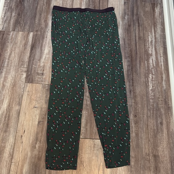 meundies lounge pants festive holiday Christmas “Light Me Up” medium bottoms - Picture 2 of 14